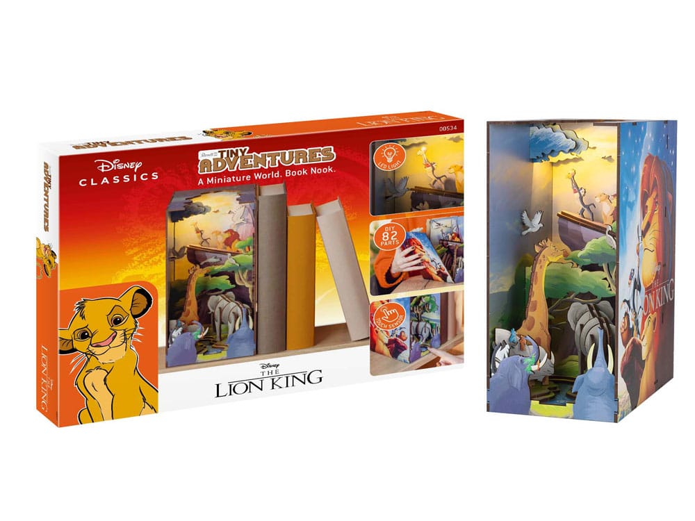Disney Tiny Adventures Book Nook Mini Diorama The Lion King Revell