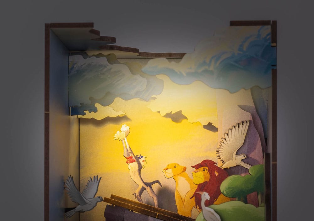 Disney Tiny Adventures Book Nook Mini Diorama The Lion King Revell