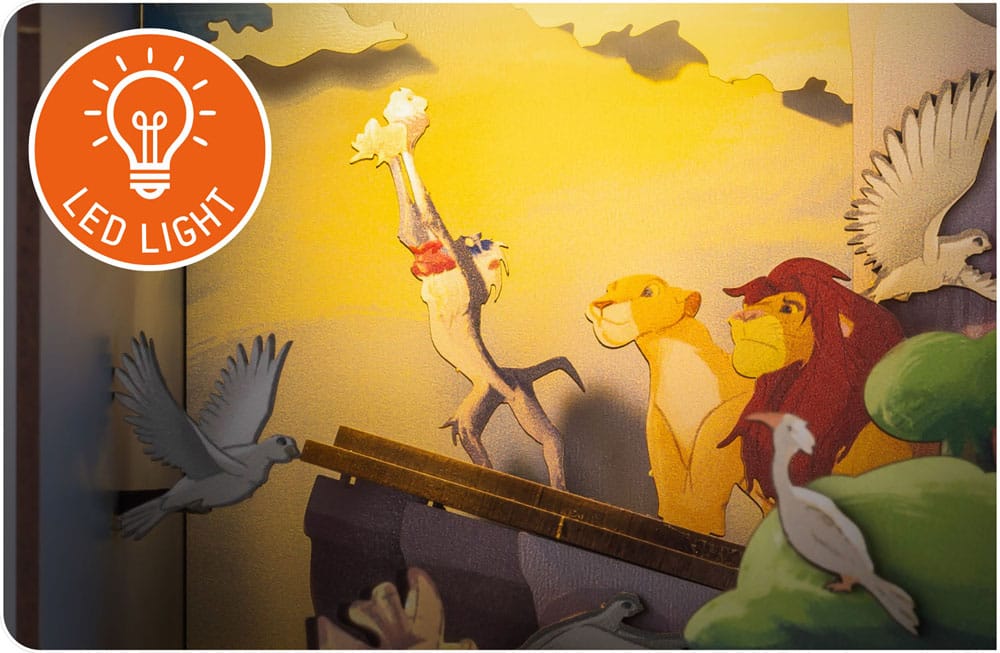 Disney Tiny Adventures Book Nook Mini Diorama The Lion King Revell