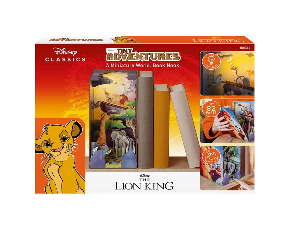 Disney Tiny Adventures Book Nook Mini Diorama The Lion King Revell
