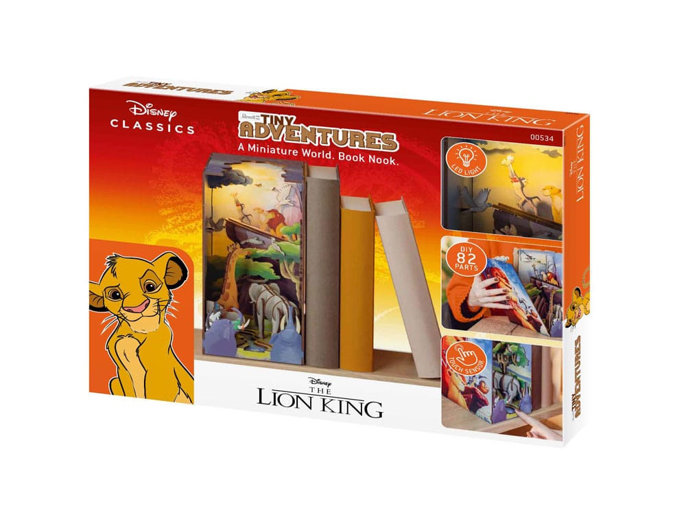 Disney Tiny Adventures Book Nook Mini Diorama The Lion King Revell