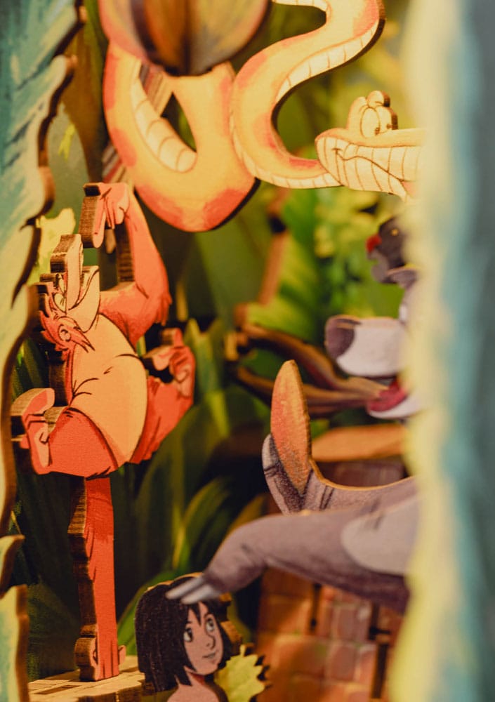 Disney Tiny Adventures Book Nook Mini Diorama The Jungle Book Revell