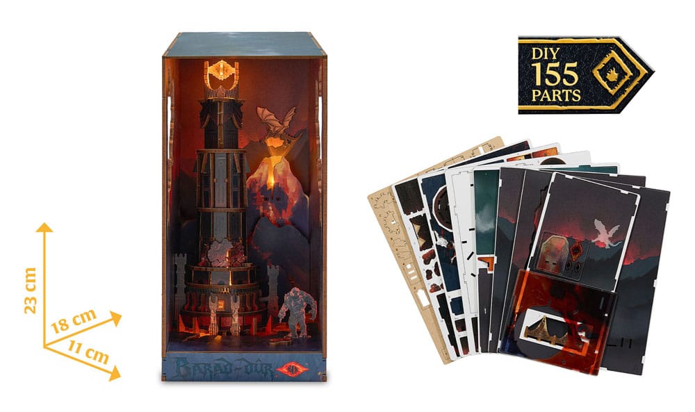 The Lord of the Rings Tiny Adventures Book Nook Mini Diorama Barad Dûr Revell