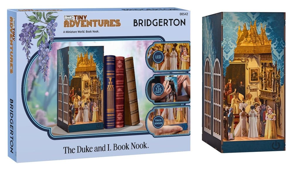 Bridgerton Tiny Adventures Book Nook Mini Diorama The Duke and I Revell