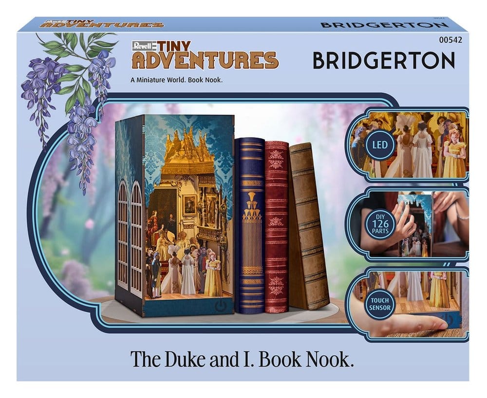 Bridgerton Tiny Adventures Book Nook Mini Diorama The Duke and I Revell