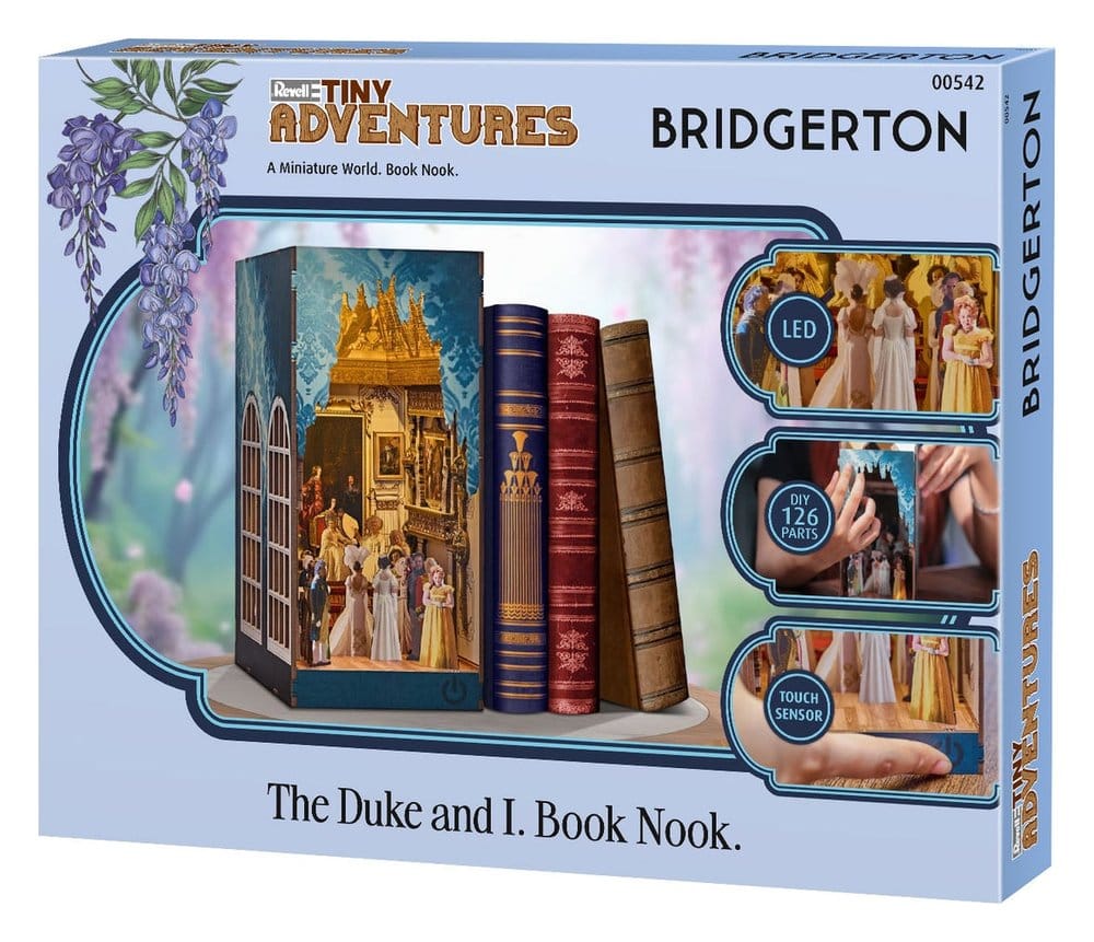 Bridgerton Tiny Adventures Book Nook Mini Diorama The Duke and I Revell