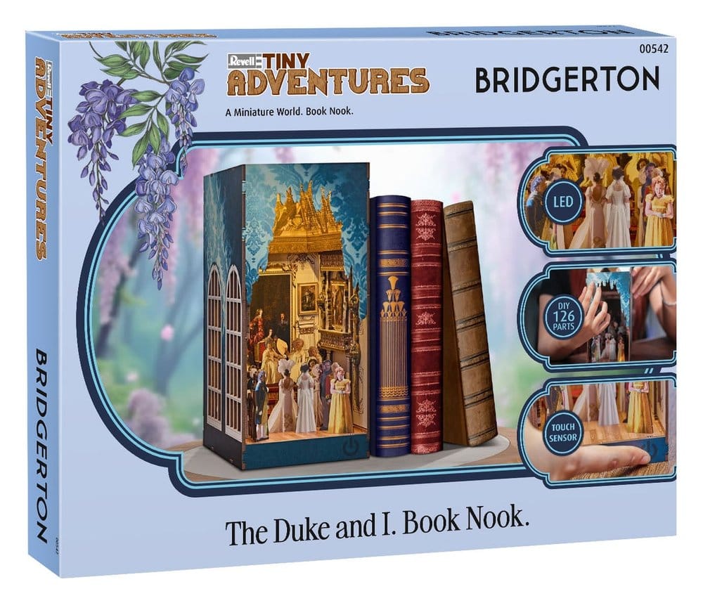 Bridgerton Tiny Adventures Book Nook Mini Diorama The Duke and I Revell