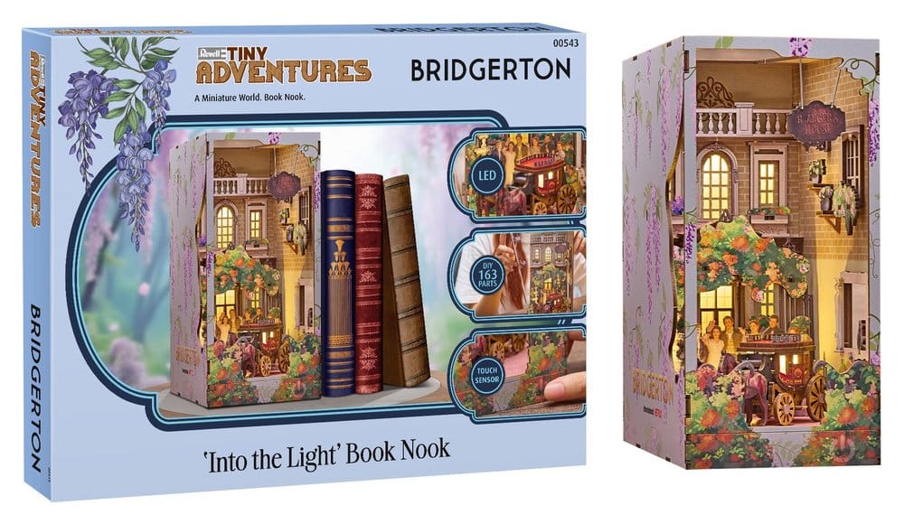 Bridgerton Tiny Adventures Book Nook Mini Diorama Into the Light Revell