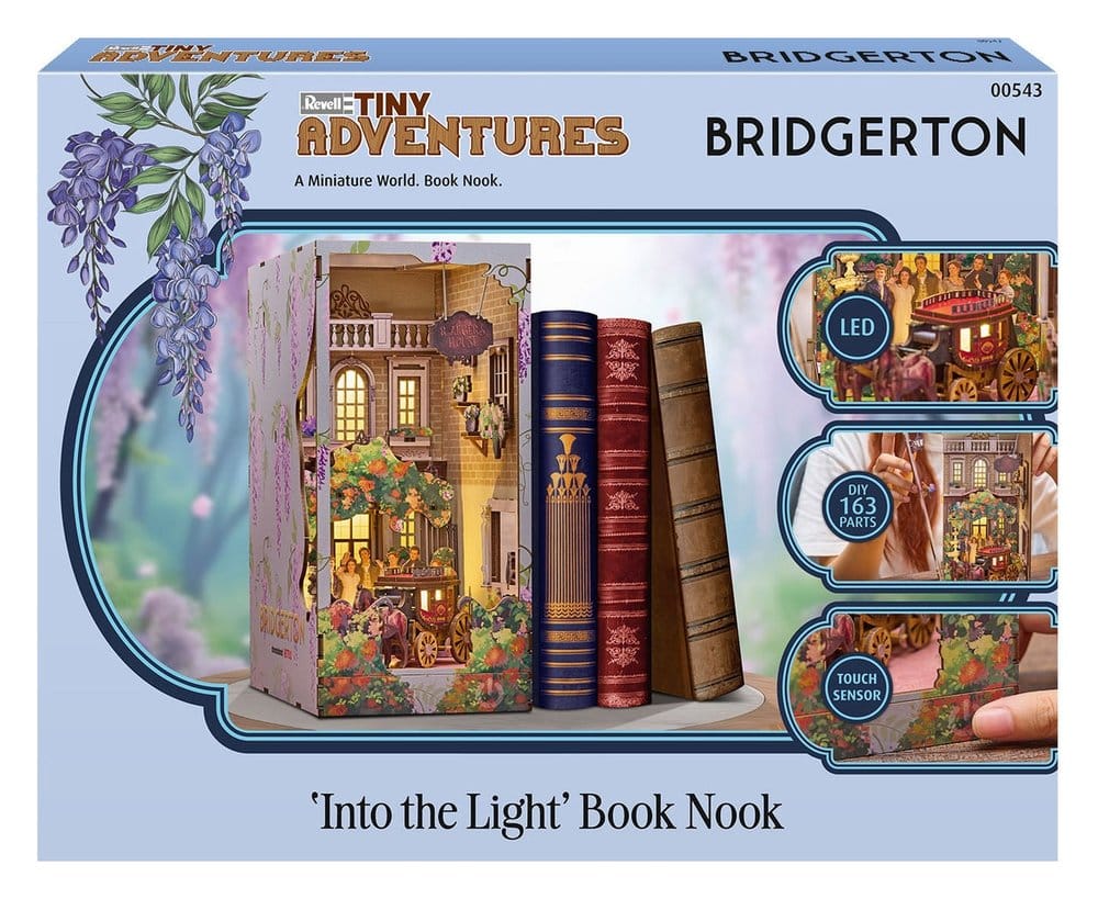 Bridgerton Tiny Adventures Book Nook Mini Diorama Into the Light Revell