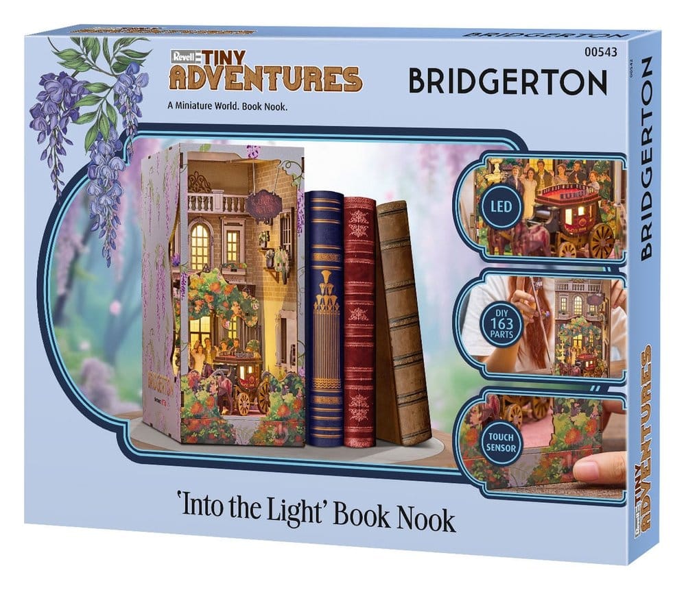 Bridgerton Tiny Adventures Book Nook Mini Diorama Into the Light Revell
