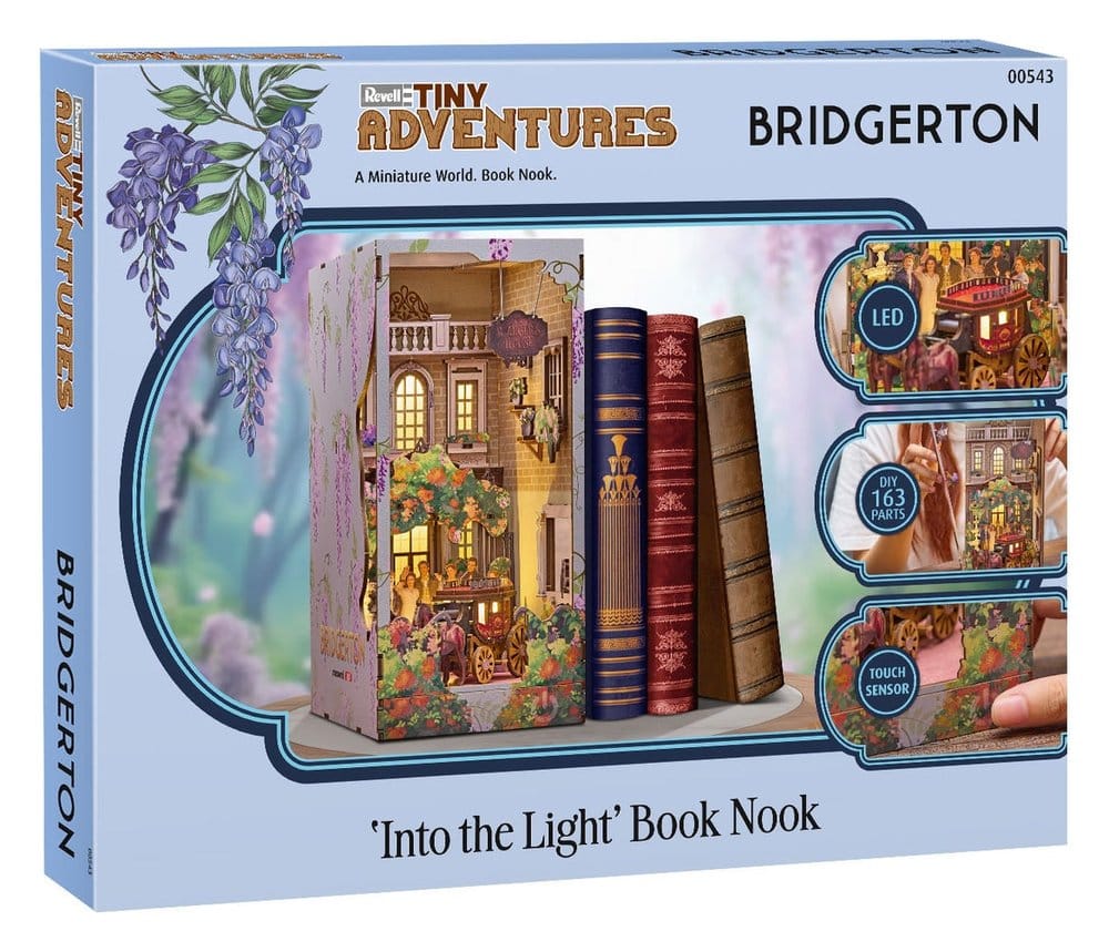 Bridgerton Tiny Adventures Book Nook Mini Diorama Into the Light Revell
