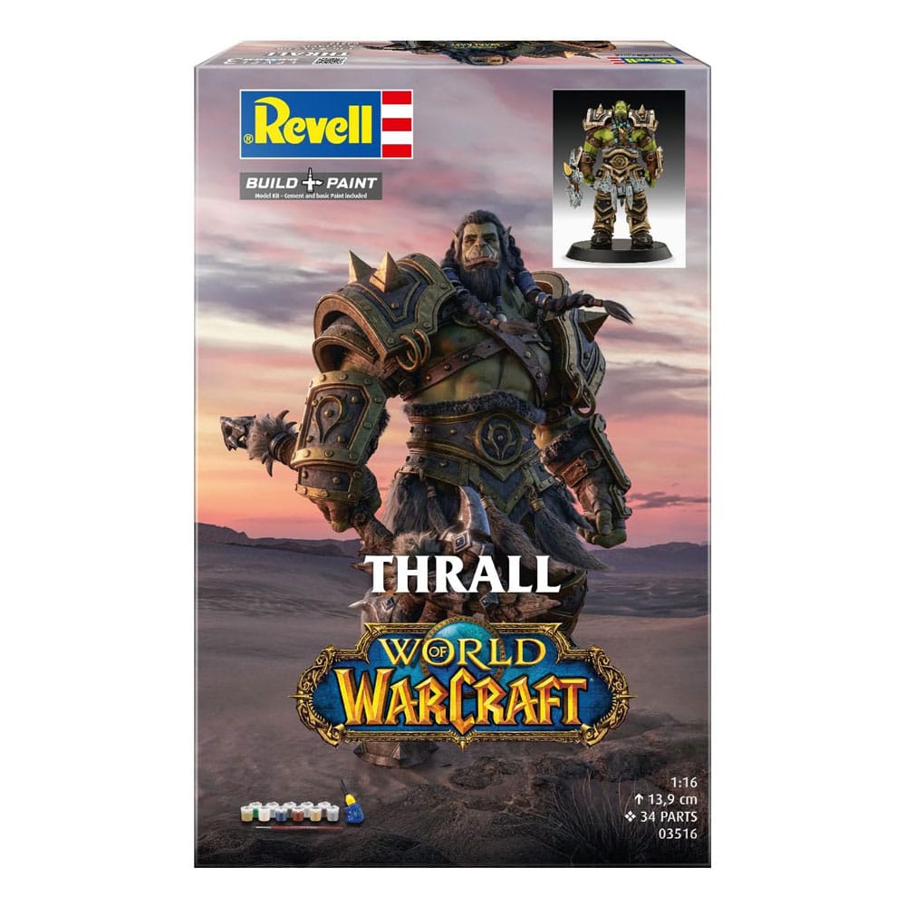 World of Warcraft Model Kit Gift Set 1/16 The Orc Thrall Revell