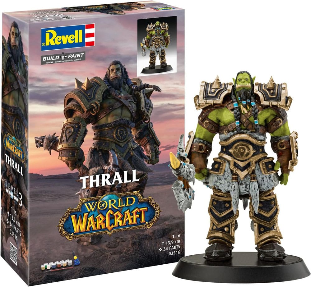 World of Warcraft Model Kit Gift Set 1/16 The Orc Thrall Revell