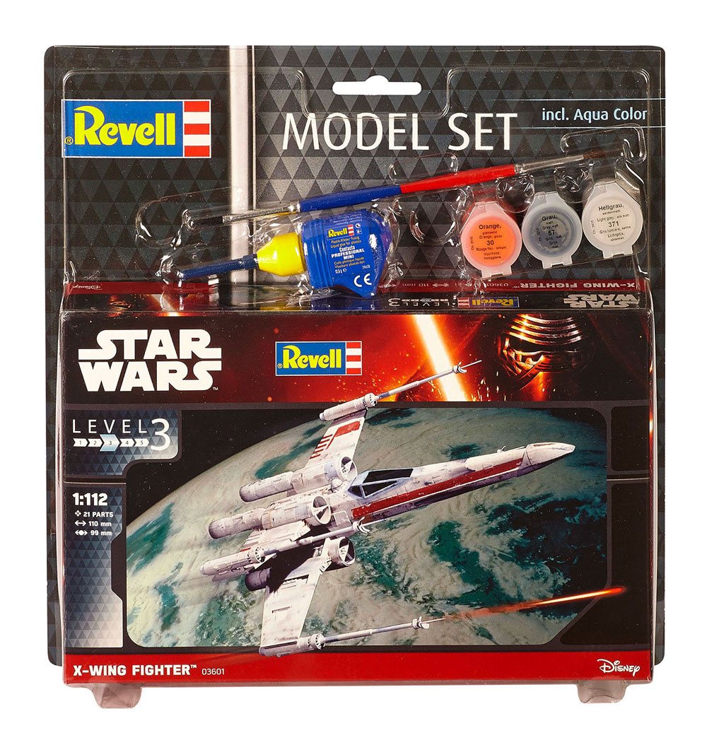 Star Wars Model Kit 1/112 Model Set X Wing Fighter Revell