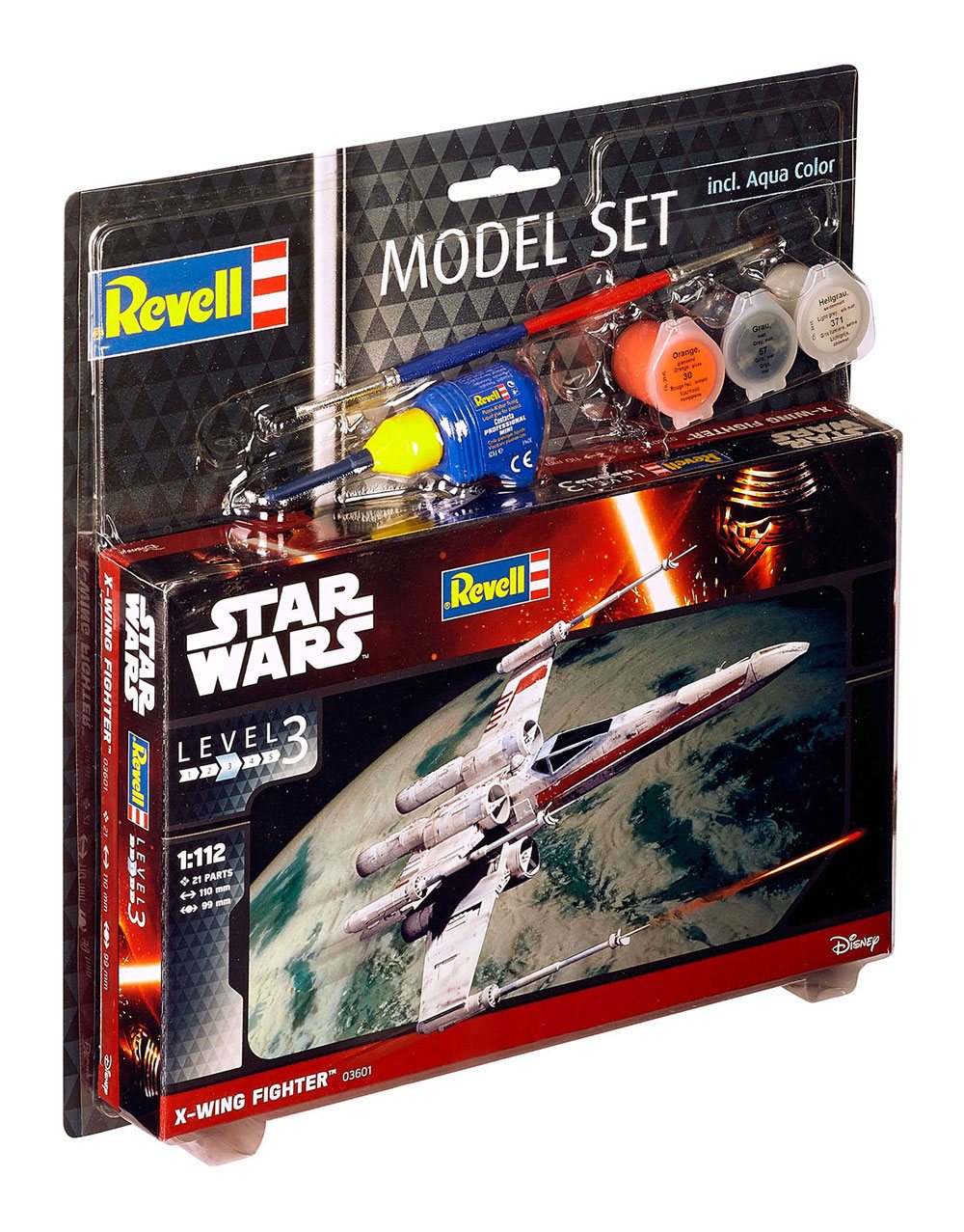 Star Wars Model Kit 1/112 Model Set X Wing Fighter Revell