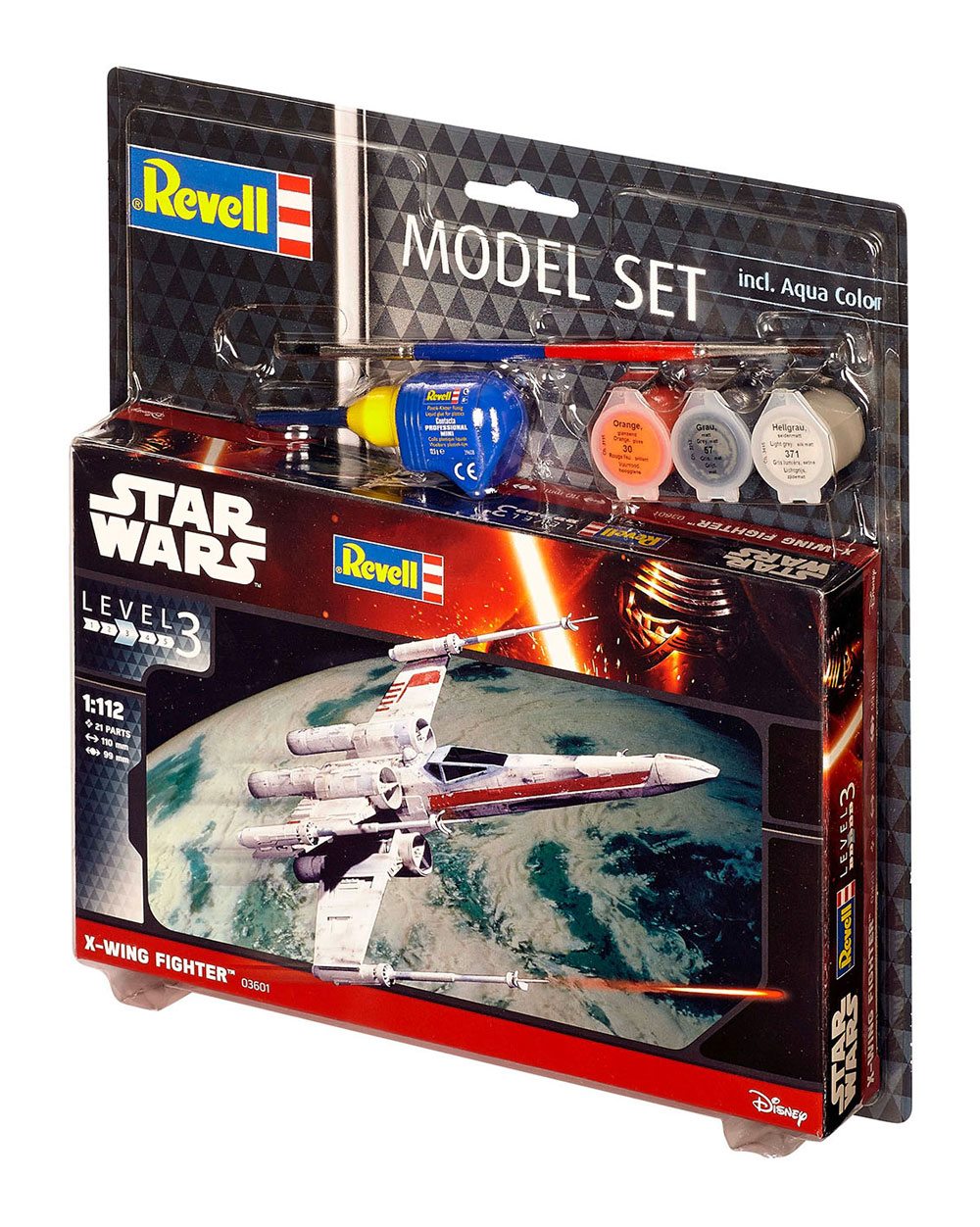 Star Wars Model Kit 1/112 Model Set X Wing Fighter Revell