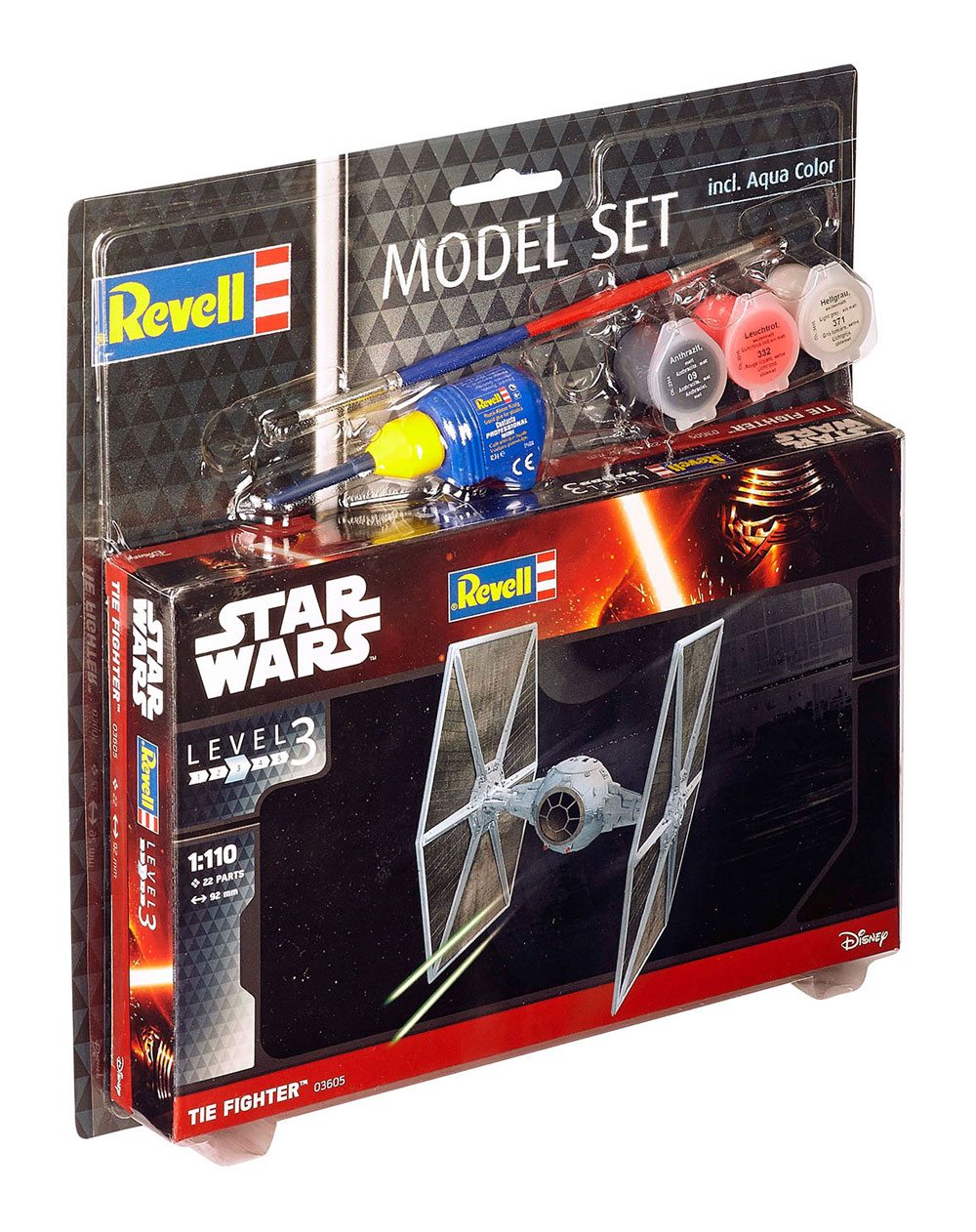 Star Wars Model Kit 1/110 Model Set TIE Fighter Revell