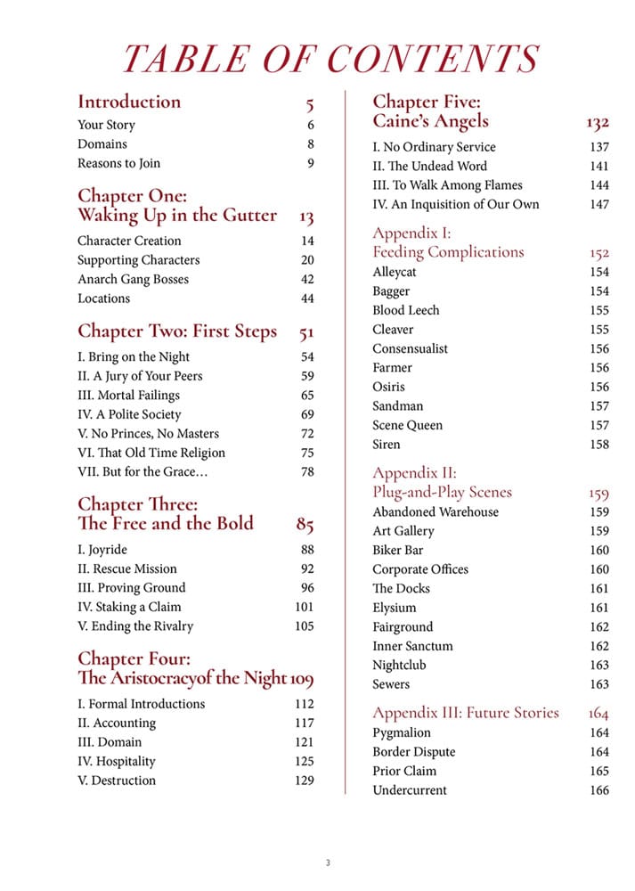 Vampire The Masquerade 5th Edition RPG book The Crimson Gutter Chronicle Book *Englische Version* Renegade