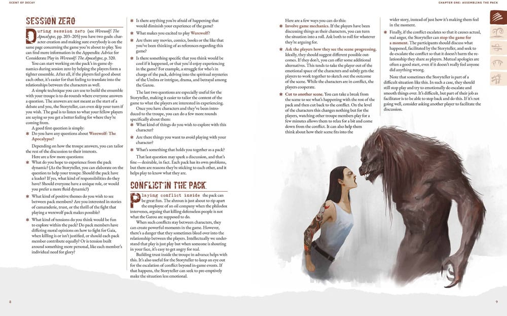 Werewolf The Apocalypse 5th Edition RPG book Scent of Decay Chronicle *Englische Version* Renegade