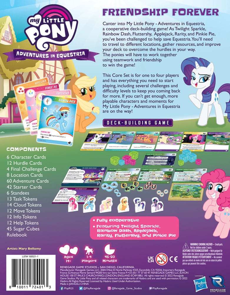 My Little Pony card game Deck Building Adventures in Equestria *Englische Version* Renegade
