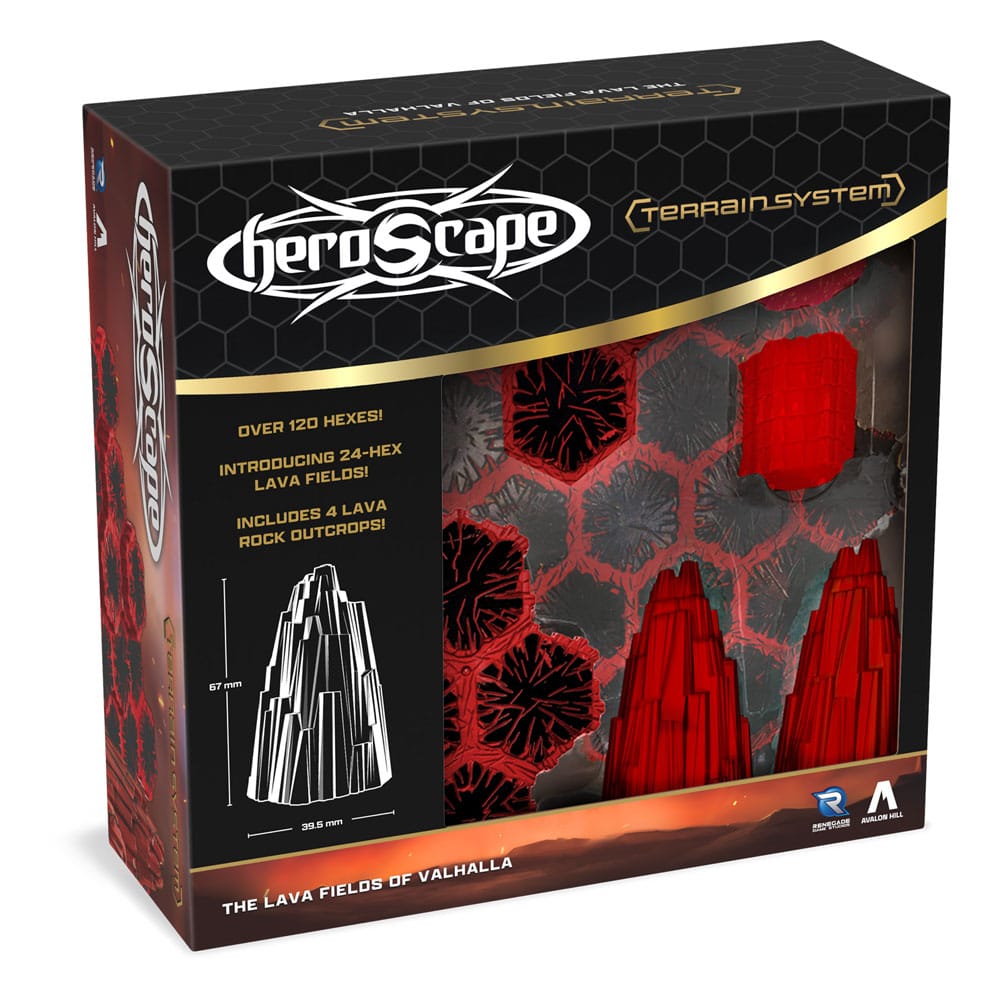 Heroscape Terrain Expansion The Lava Fields of Valhalla *English Version* Renegade