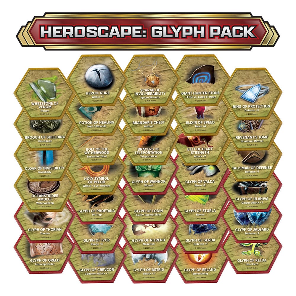 Heroscape Expansion Glyph Pack *English Version* Renegade