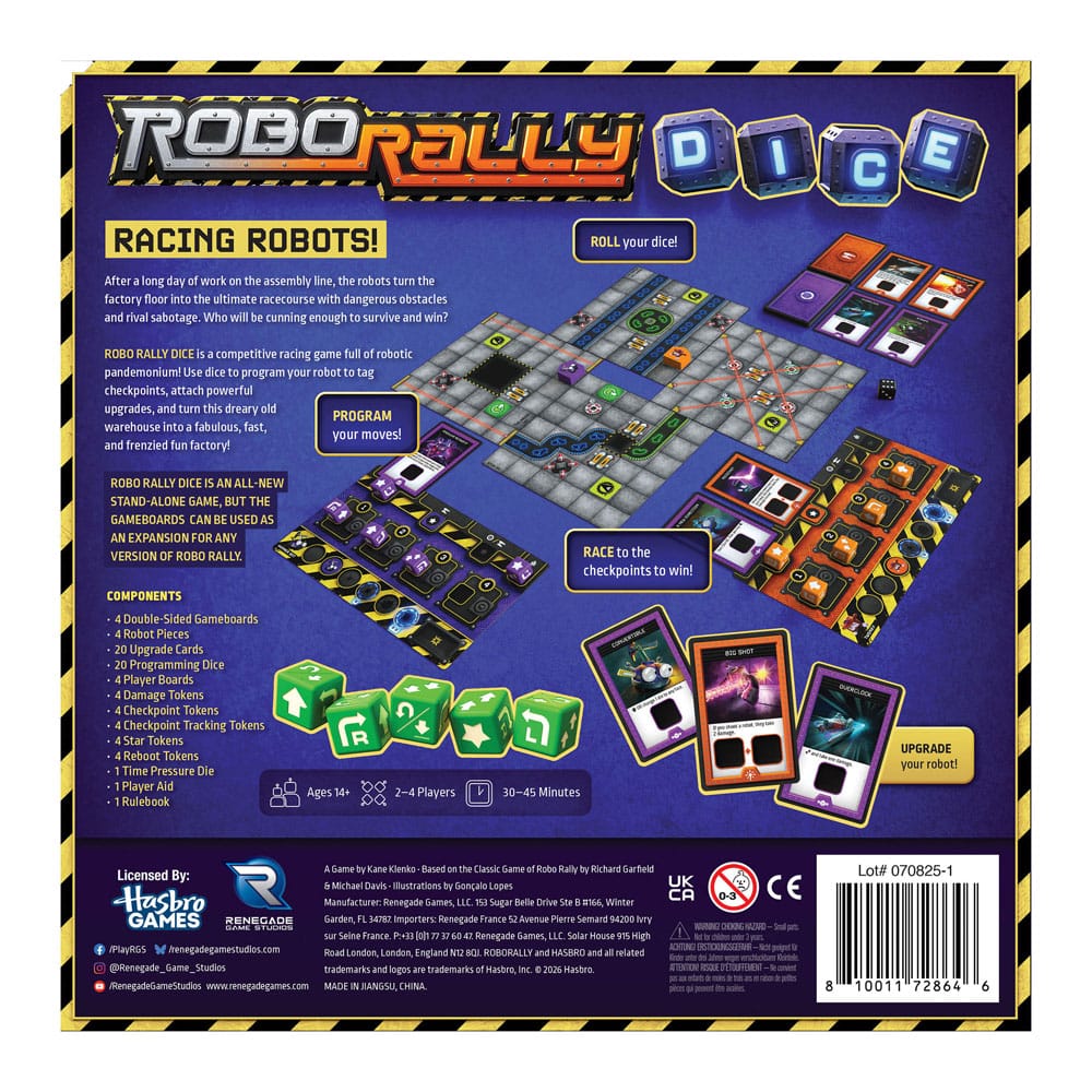 Robo Rally Dice Game Robo Rally Dice *English Version* Renegade