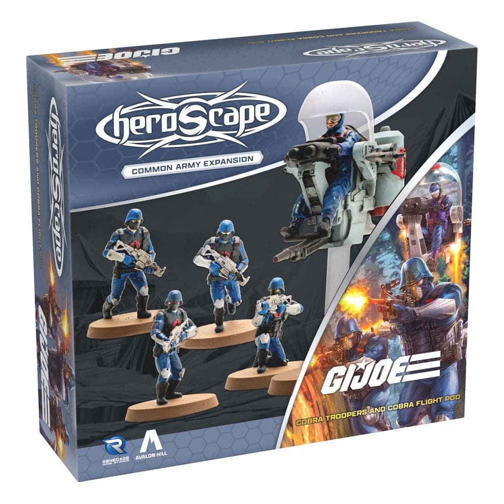 G.I.Joe Heroscape Army Expansion Cobra Troopers & Cobra Flight Pod Common *English Version* Renegade