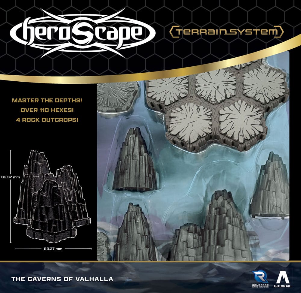 Heroscape Terrain Expansion The Caverns of Valhalla *English Version* Renegade