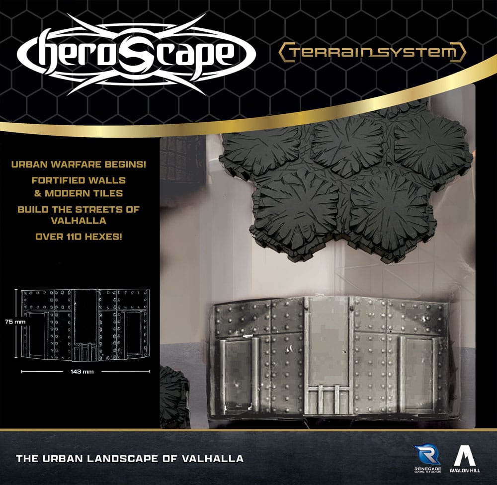 Heroscape Terrain Expansion The Urban Landscape of Valhalla *English Version* Renegade
