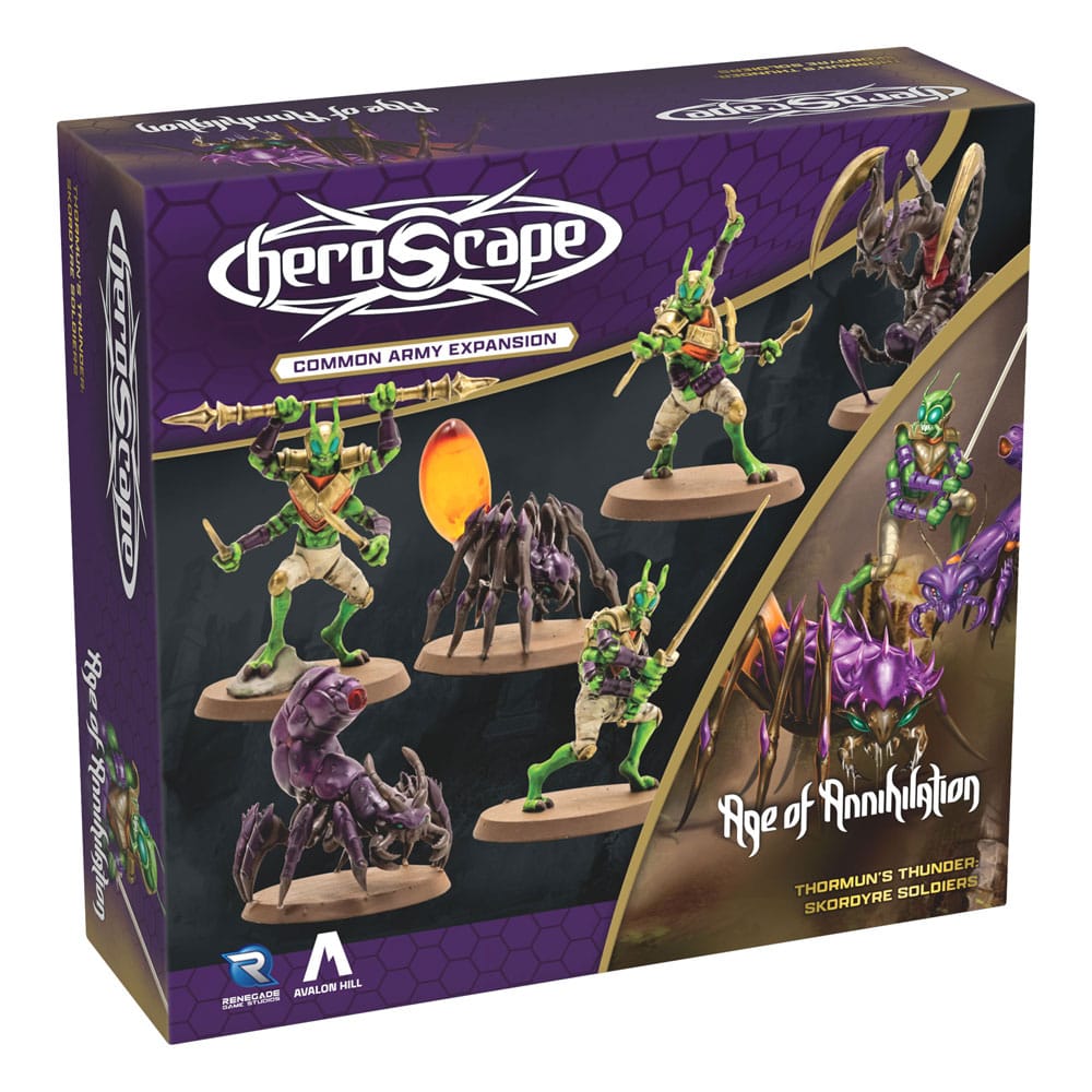Heroscape Army Expansion Age of Annihilation Skordyre Soldiers Common *English Version* Renegade