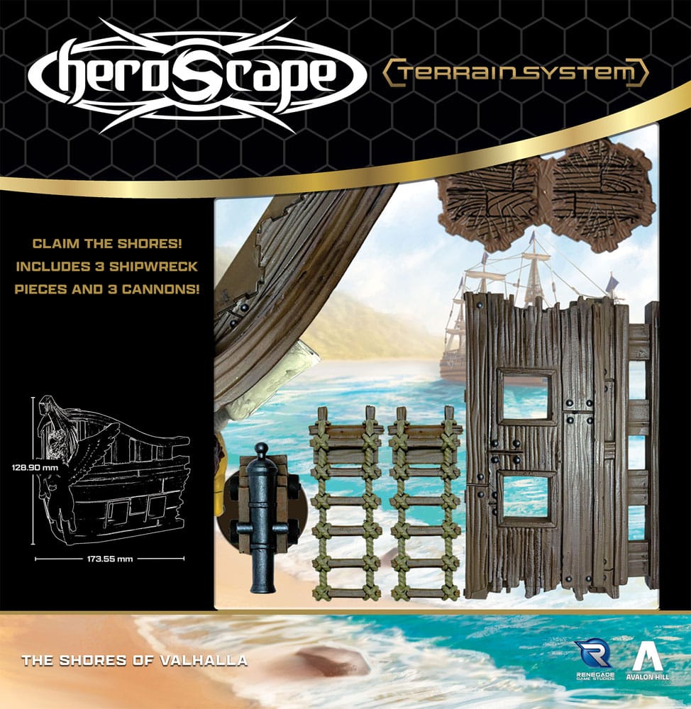 Heroscape Terrain Expansion Shores of Valhalla *English Version* Renegade