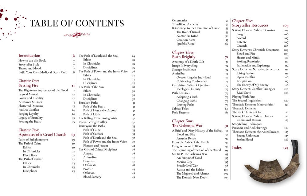 Vampire The Masquerade 5th Edition RPG book Sabbat The Black Hand Sourcebook *Englische Version* Renegade