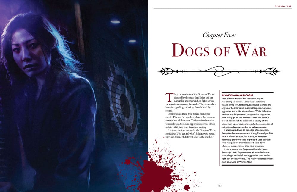 Vampire The Masquerade 5th Edition RPG book Gehenna War Sourcebook *Englische Version* Renegade