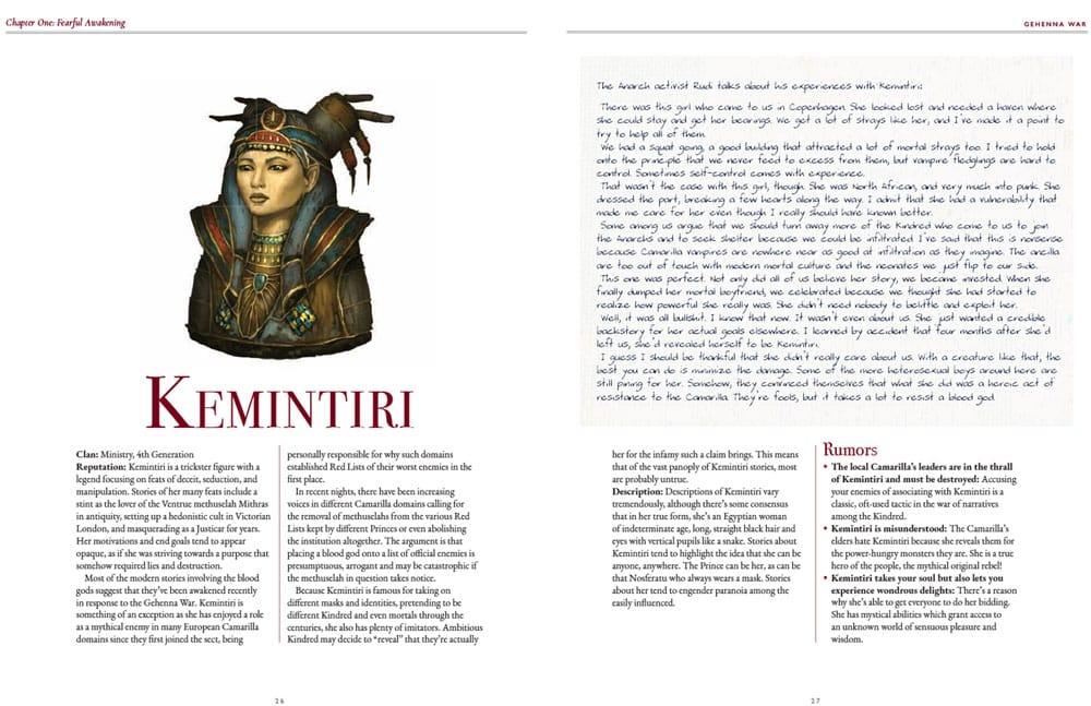Vampire The Masquerade 5th Edition RPG book Gehenna War Sourcebook *Englische Version* Renegade