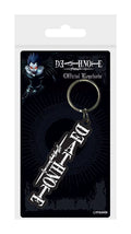 Death Note Rubber Keychain Logo Pyramid International
