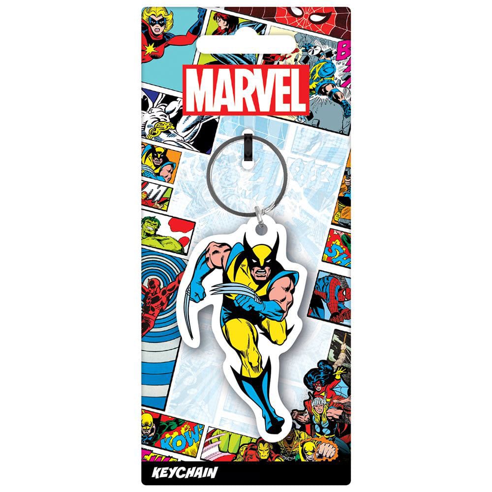 Marvel Comics Rubber Keychain Wolverine Pyramid International