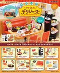 Delishers Restaurant Mini Figures Blind Box Display 8 Re-Ment