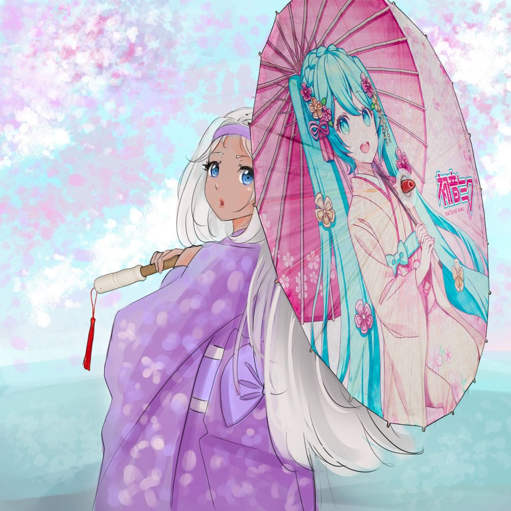 Hatsune Miku Paper Parasol Miku Sakami Merchandise