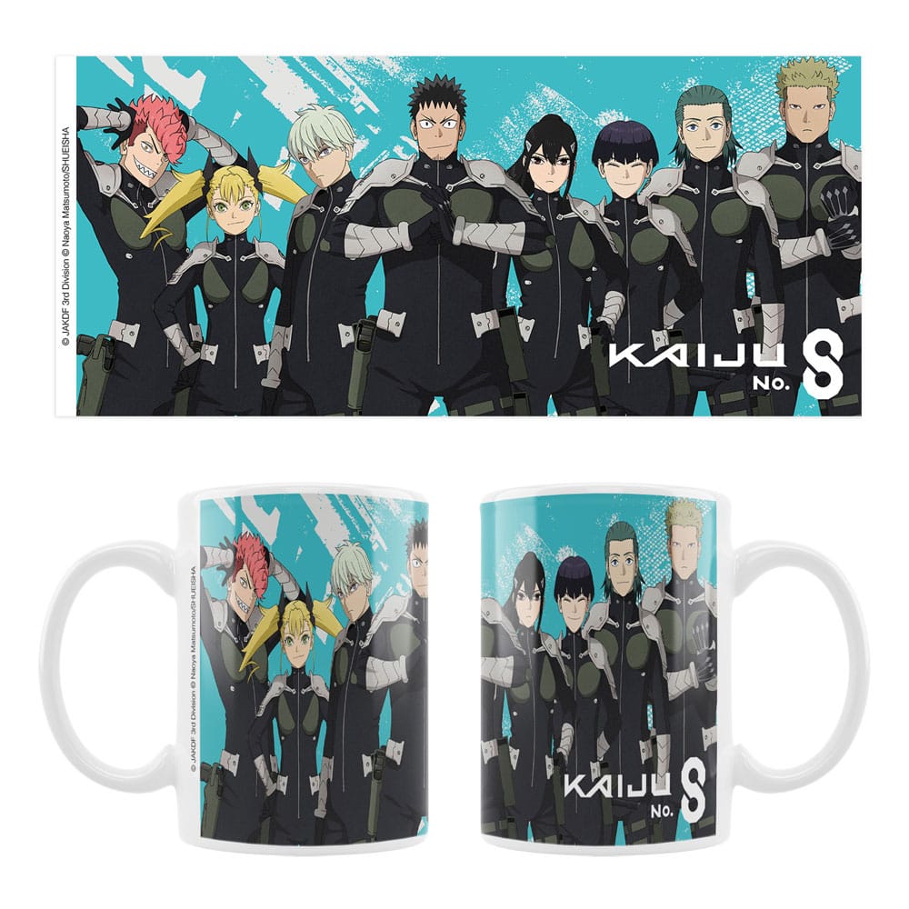 Kaiju No. 8 Ceramic Mug Japanese Anti Kaiju Defense Force Sakami Merchandise