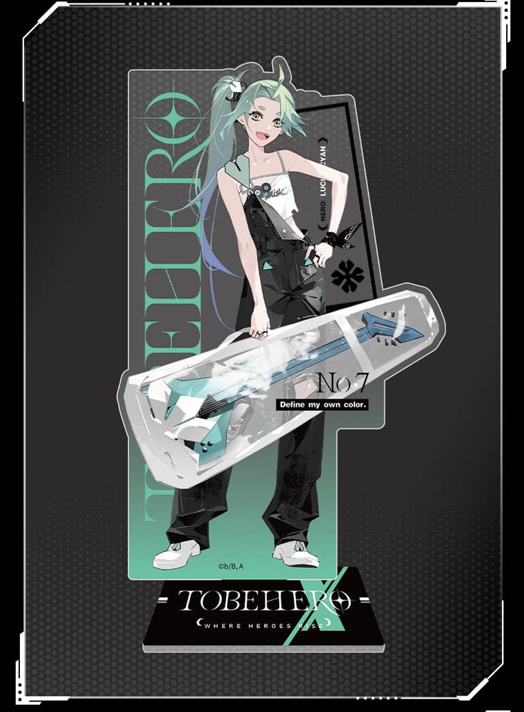 To Be Hero X Acrylic Stand Hero Show Series Lucky Cyan Sakami Merchandise