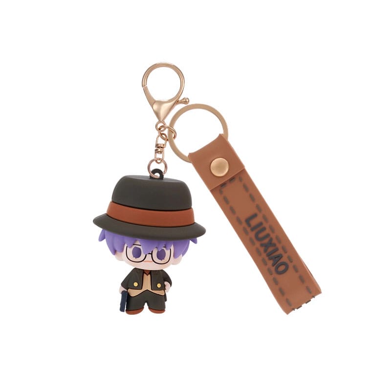 Link Click Rubber Keychain Liu Xiao Sakami Merchandise