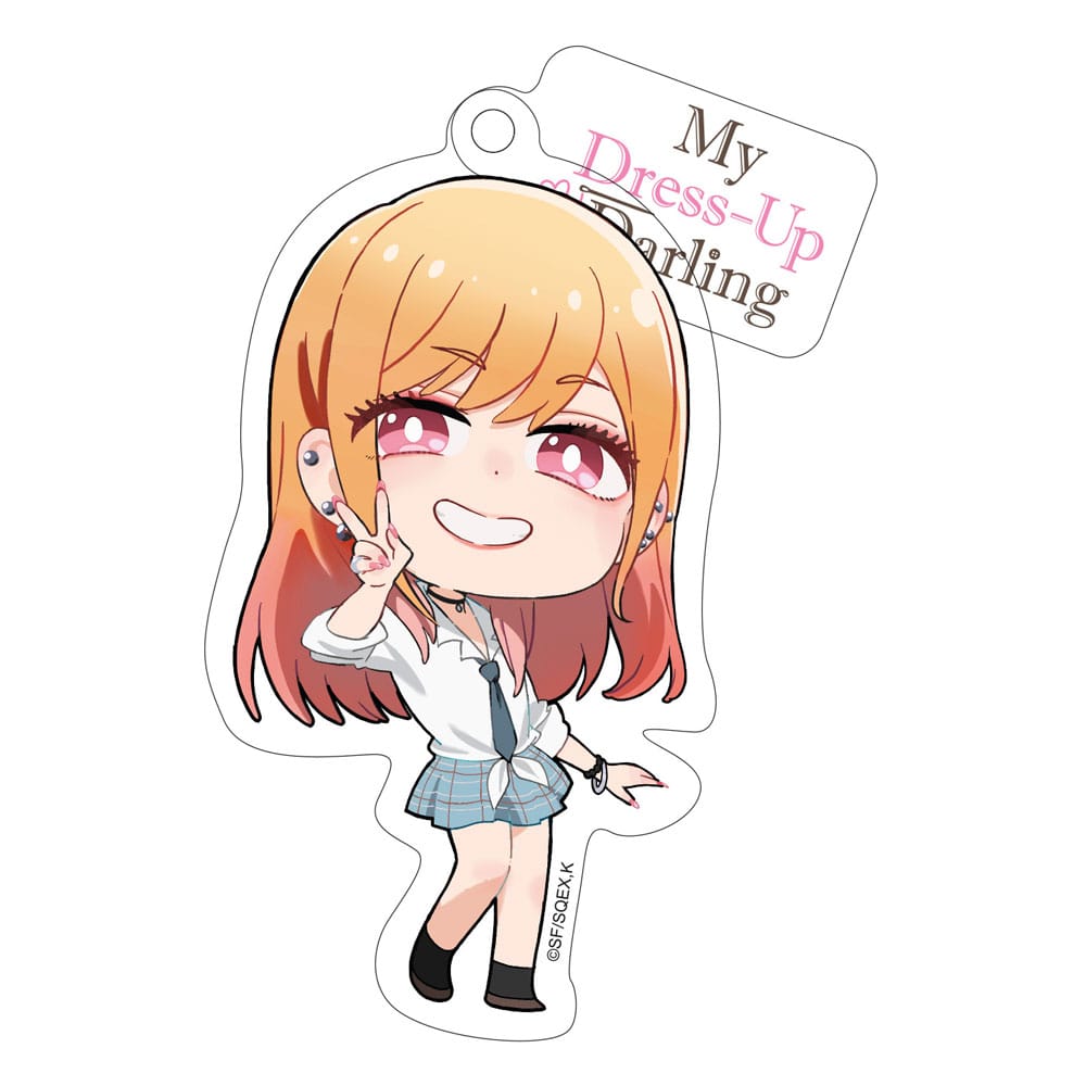 My Dress Up Darling Acrylic Keychain Marin Chibi Style Sakami Merchandise