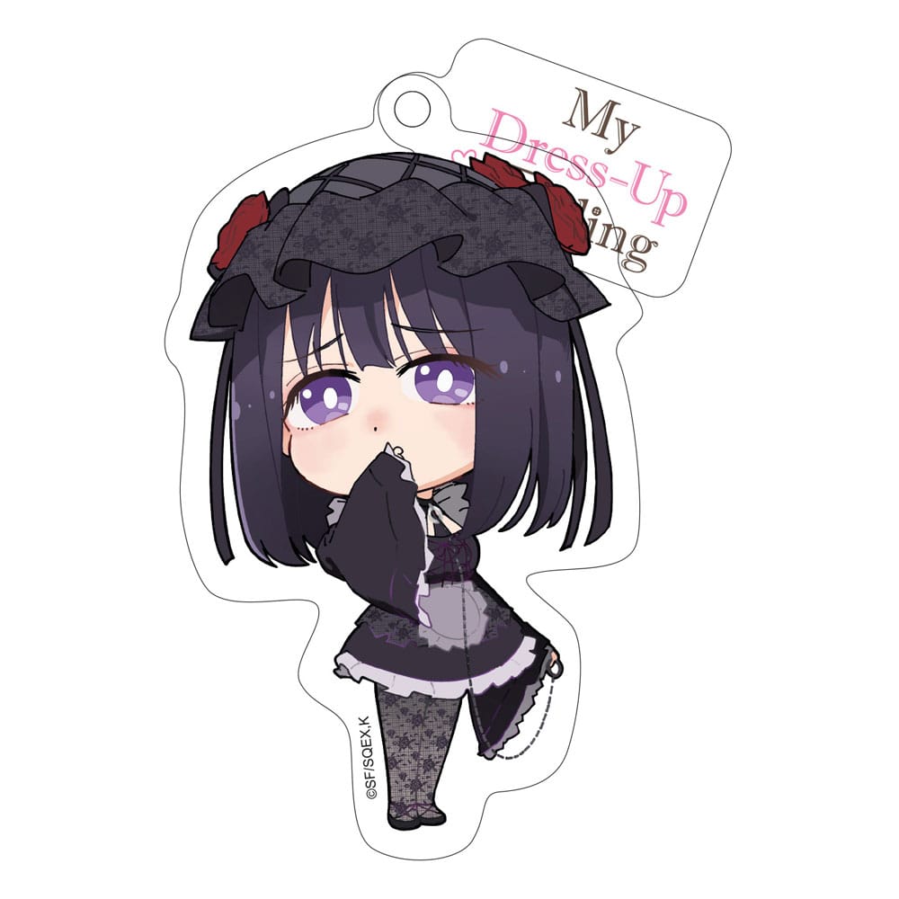 My Dress Up Darling Acrylic Keychain Marin Shizuku Cosplay Chibi Style Sakami Merchandise
