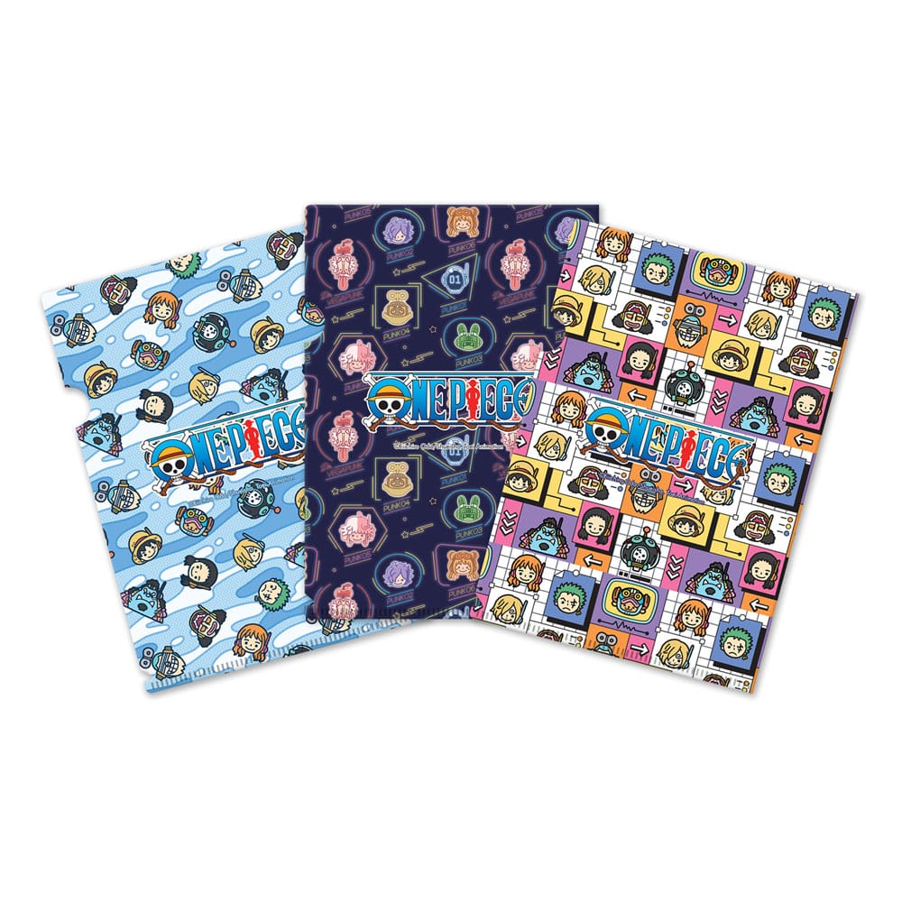 One Piece Clearfile 3 Set Egghead Saga Sakami Merchandise