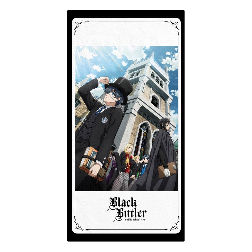 Black Butler Public School Arc Towel Ciel & Sebastian Sakami Merchandise