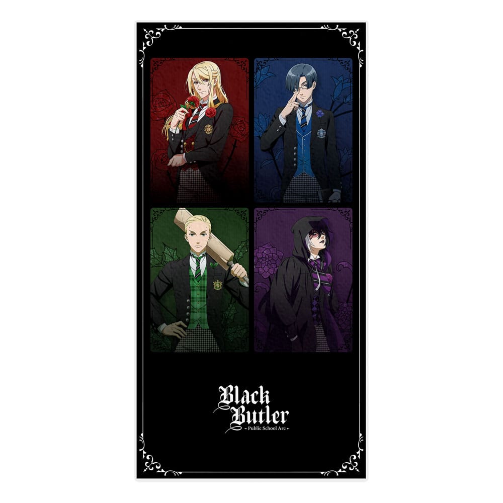 Black Butler Public School Arc Towel The Prefect Four / P4 Sakami Merchandise