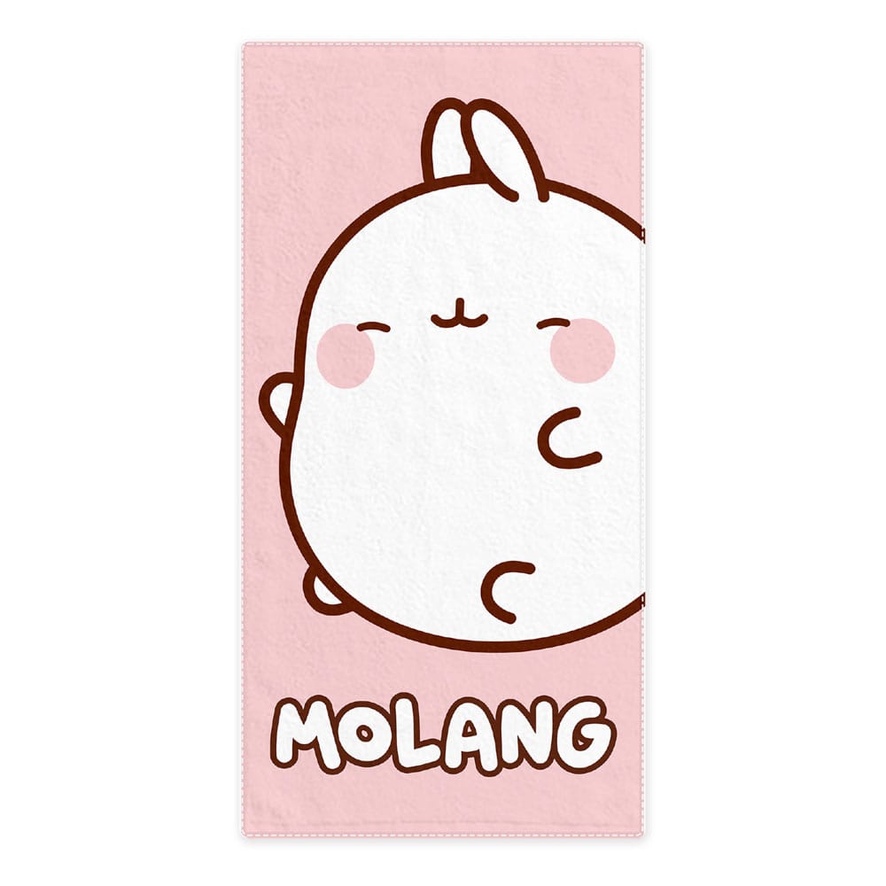 Molang Towel Pink Sakami Merchandise