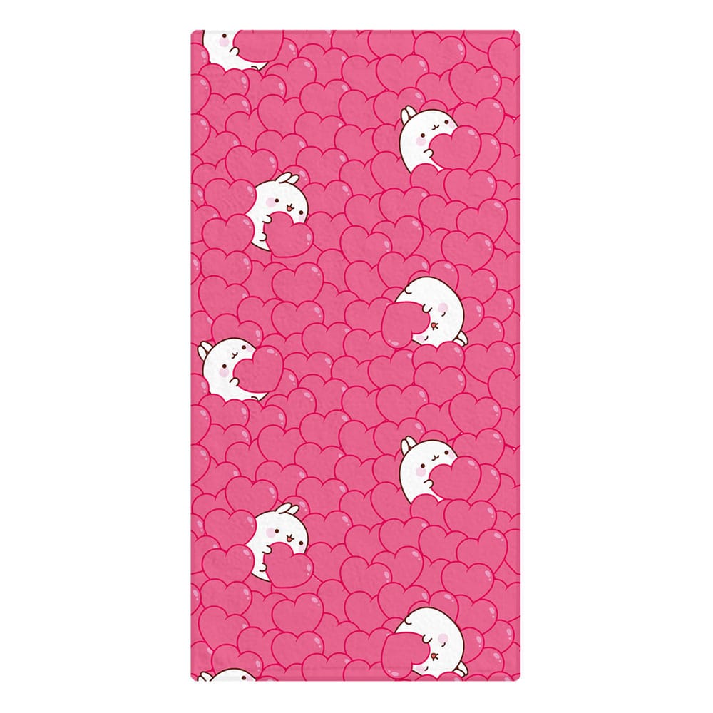 Molang Towel Hearts Sakami Merchandise