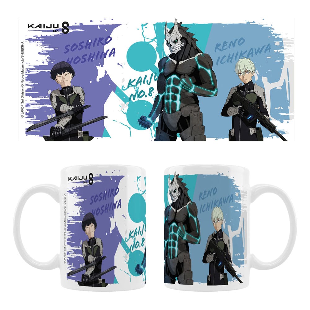 Kaiju No. 8 Ceramic Mug Kaiju No. 8 Reno Ichikawa Soshiro Hoshina Season 2 Sakami Merchandise